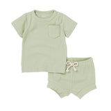 Boki 2-Piece Organic Rib Pyjamas Set