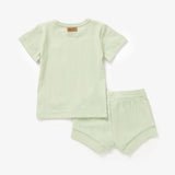 Boki 2-Piece Organic Rib Pyjamas Set