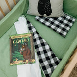 Washed Fern Checked Cotton Cot Duvet