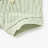 Boki 2-Piece Organic Rib Pyjamas Set