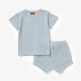 Boki 2-Piece Organic Rib Pyjamas Set