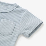 Boki 2-Piece Organic Rib Pyjamas Set