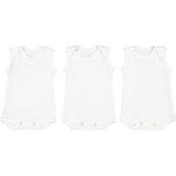 Baby Republic White Sleeveless Bobysuits