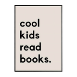 Cool Kids Read Books Wall Art