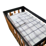 Black and White Check Duvet Cover