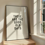 Good Old Days Wall Art