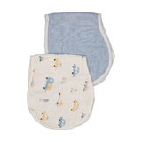 MACCIE 2-in-1 Burp Cloth & Bib Set