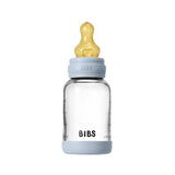BIBS 120ml Round Latex Slow Flow Glass Bottle