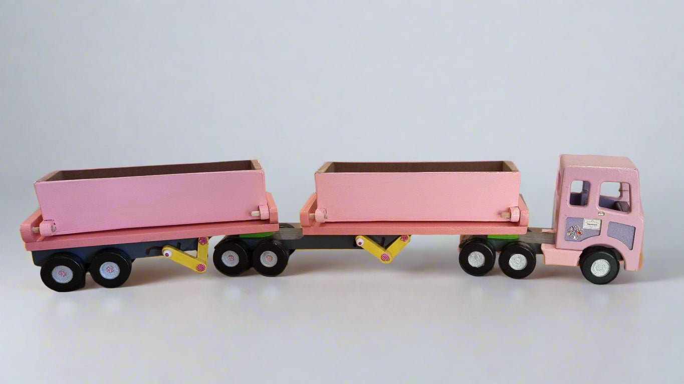 WM Woodwork Toys - Side-Tipper Truck (3 piece set)