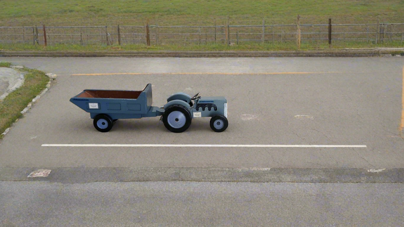 WM Wooden Toys -  Landini Tractor and Trailor