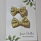 Just Chillin - Hair Bows Mini (2pc)