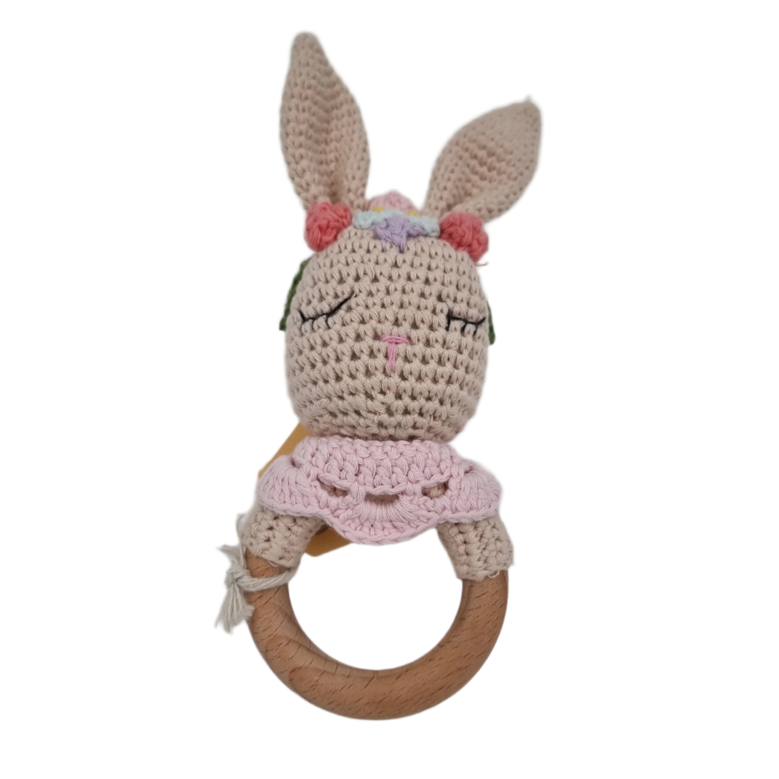Animal Kingdom Crochet Rattle