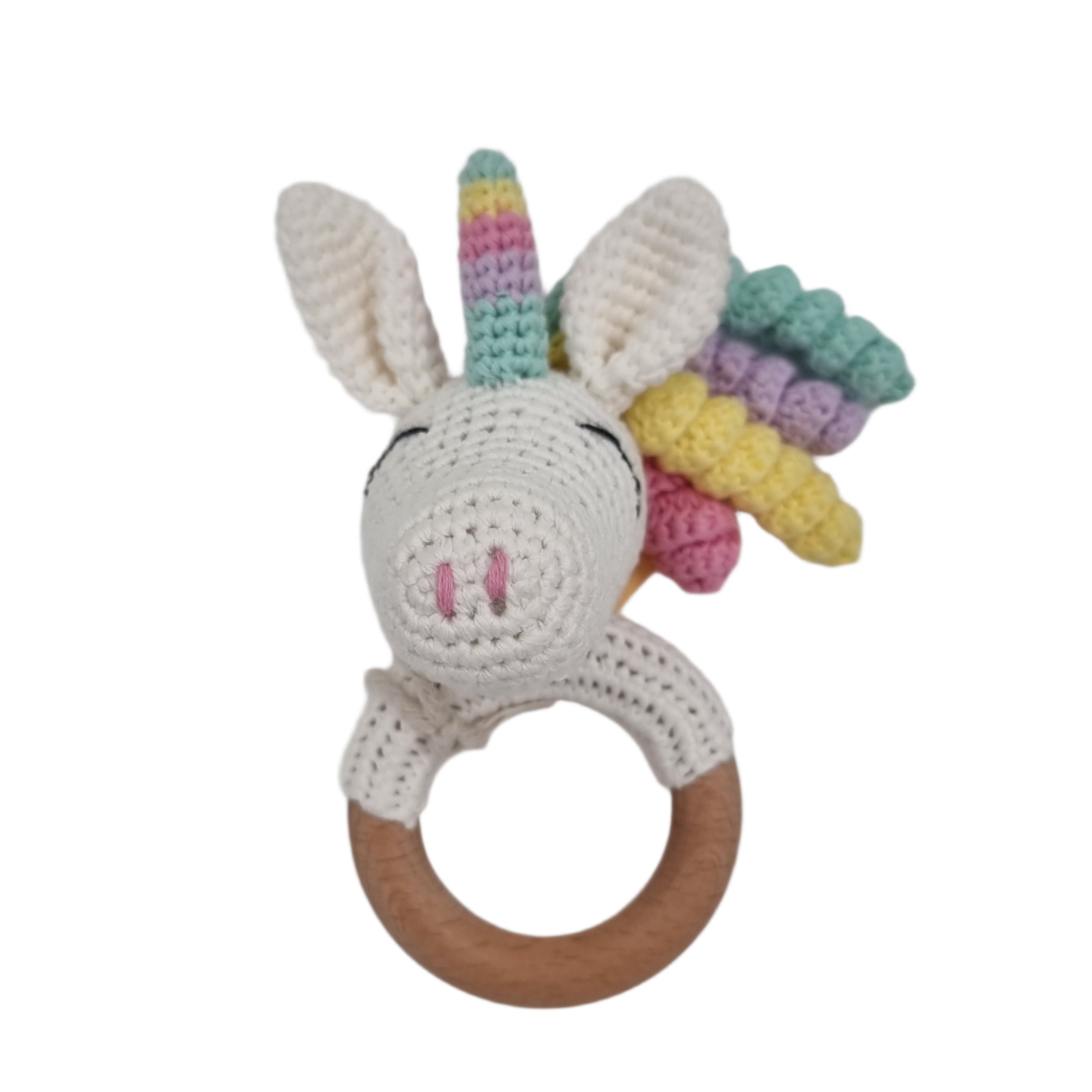 Animal Kingdom Crochet Rattle