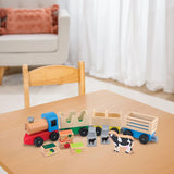 Melissa & Doug Wooden Farm Train
