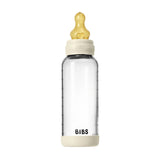 BIBS 240ml Round Latex Medium Flow Glass Bottle