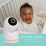 BabyWombWorld 5.1″ Premium Rotating Video Baby Monitor