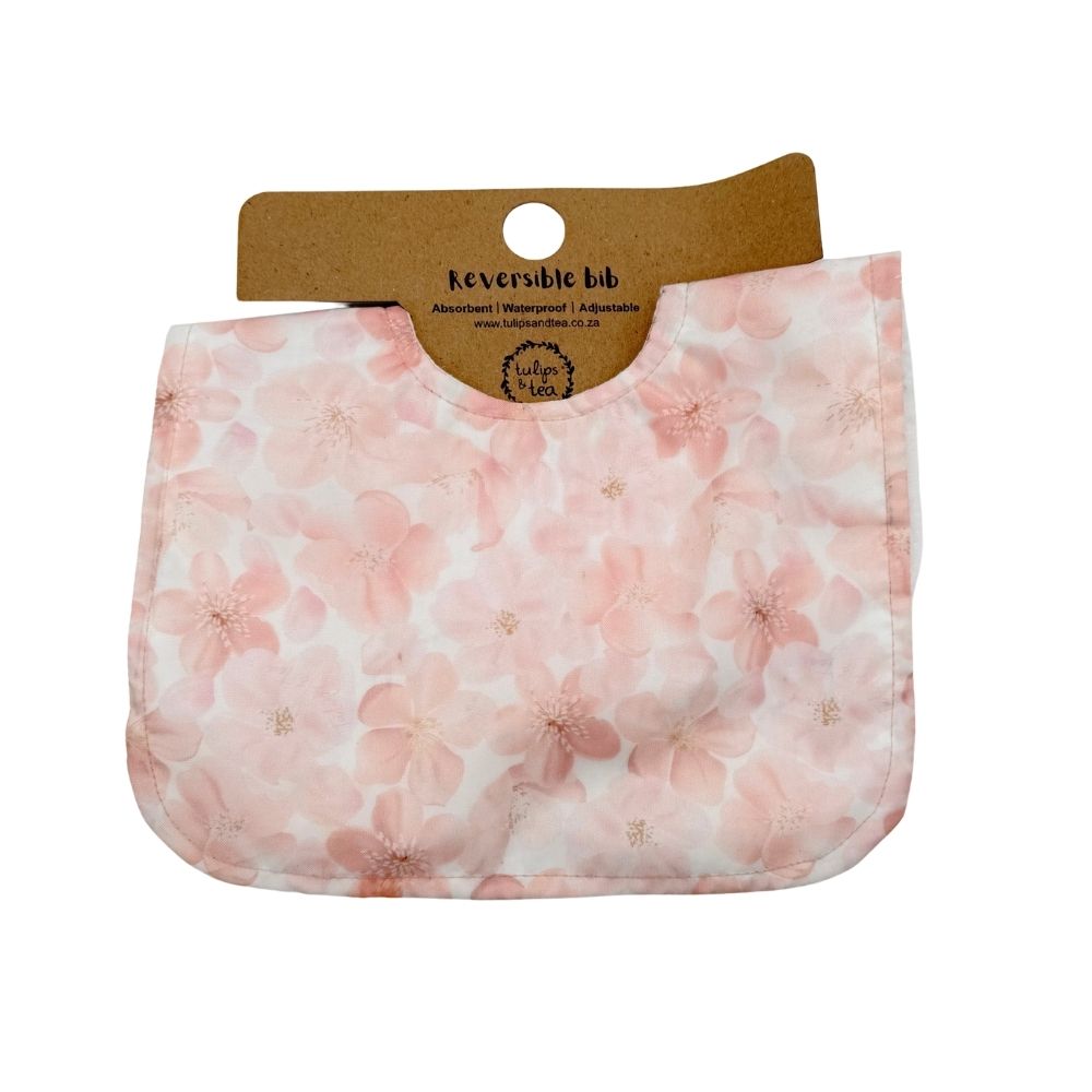 Tulips & Tea Reversible Bibs