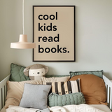 Cool Kids Read Books Wall Art