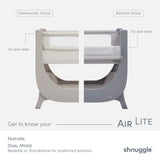 Shnuggle Air Lite Bedside Crib