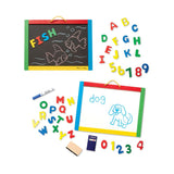 Melissa & Doug Magnetic Chalkboard & Dry-Erase Board
