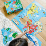 Melissa & Doug World Map Floor Puzzle