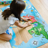 Melissa & Doug World Map Floor Puzzle