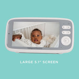 BabyWombWorld 5.1″ Premium Rotating Video Baby Monitor