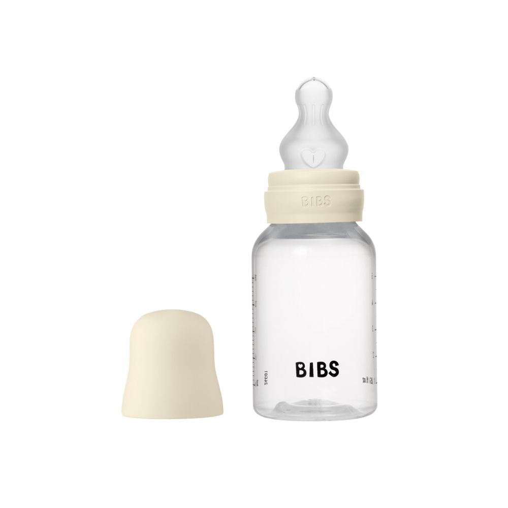 BIBS 150ml Round Silicone Slow Flow Bottle