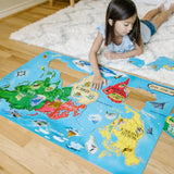Melissa & Doug World Map Floor Puzzle
