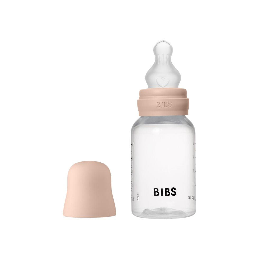 BIBS 150ml Round Silicone Slow Flow Bottle