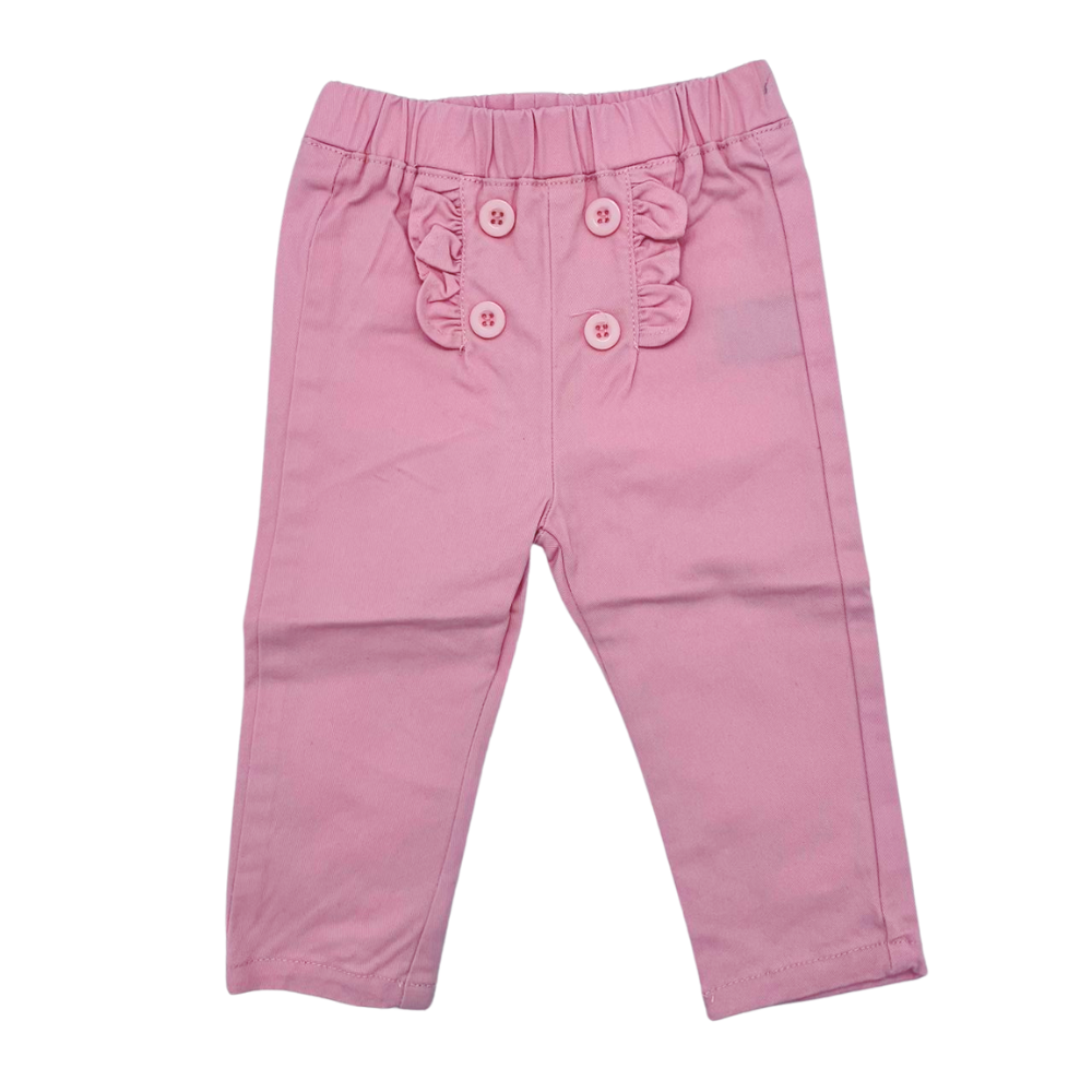 Girls Frilled Pull Up Pants