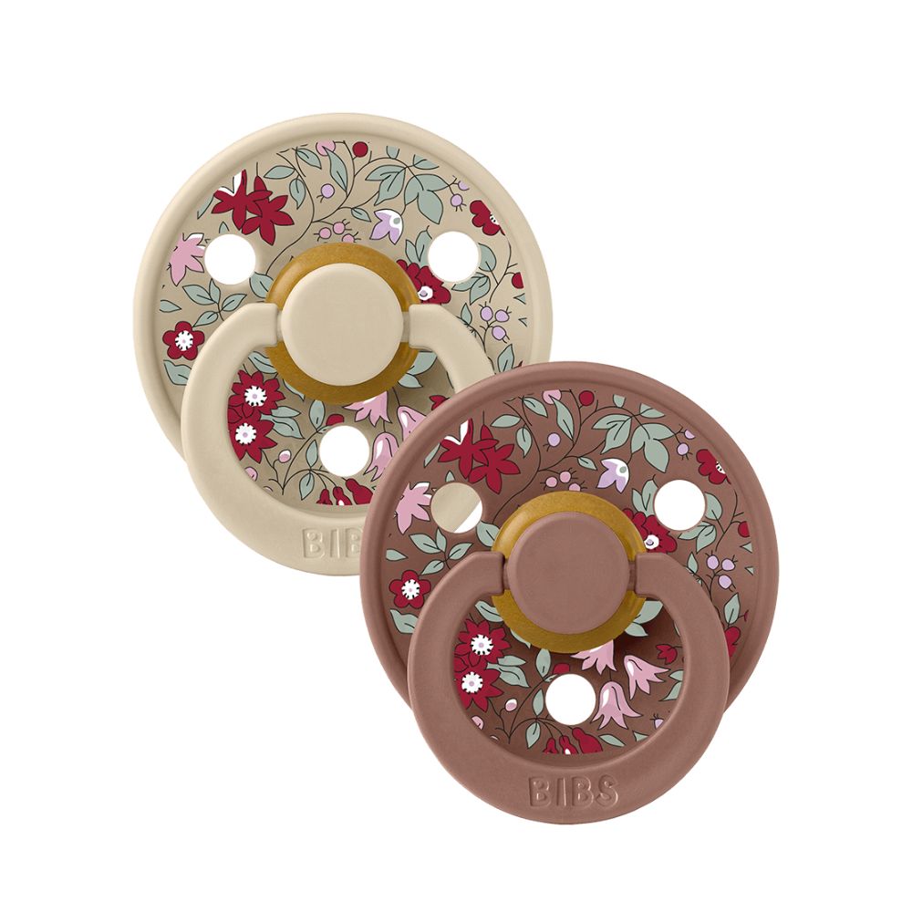 BIBS x Liberty Colour 2-Pack Latex Pacifier
