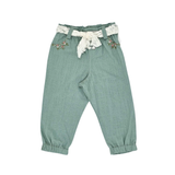 Meerkat Embroidered Girl Pants