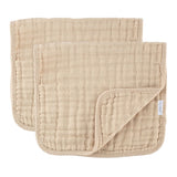 Little Weasel 2-Piece Muslin Burp Cloths