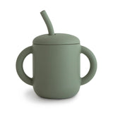 Mushie Silicone Training Cup & Straw