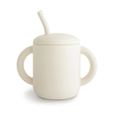 Mushie Silicone Training Cup & Straw