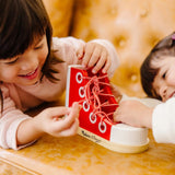 Melissa & Doug Wooden Lacing Shoe