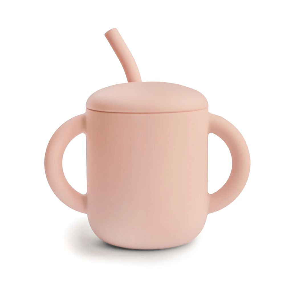 Mushie Silicone Training Cup & Straw