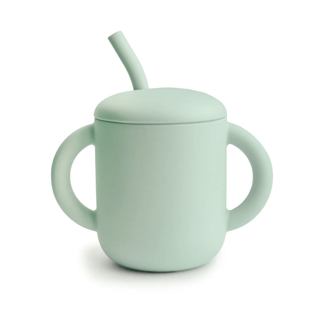 Mushie Silicone Training Cup & Straw