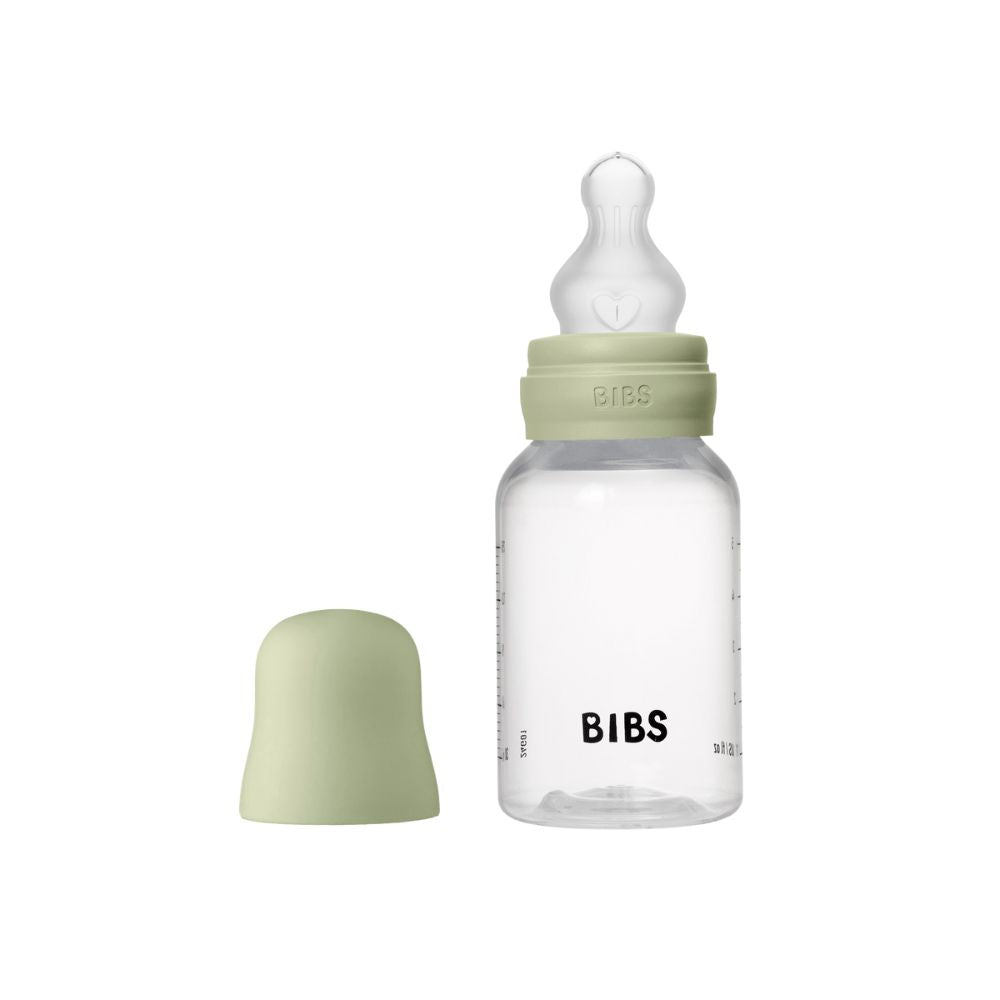 BIBS 150ml Round Silicone Slow Flow Bottle