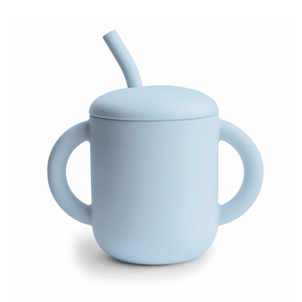 Mushie Silicone Training Cup & Straw
