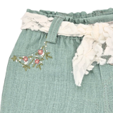 Meerkat Embroidered Girl Pants