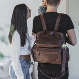 Thandana Leather Nappy Backpack