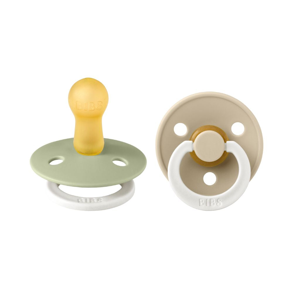 BIBS 2-Pack Colour Glow Pacifiers