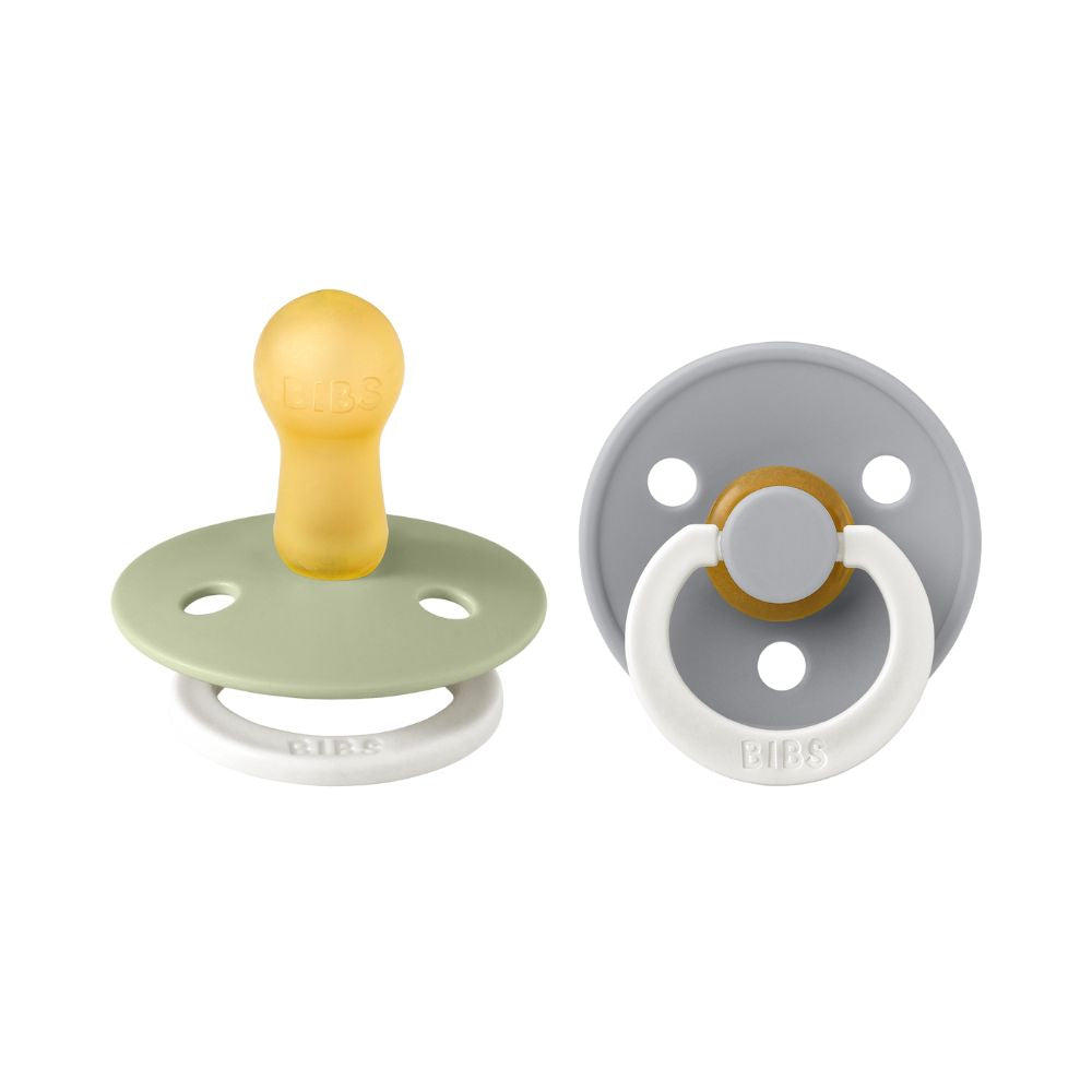 BIBS 2-Pack Colour Glow Pacifiers