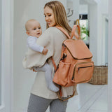 Thandana Leather Nappy Backpack