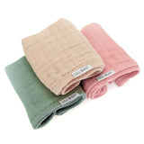 Little Weasel 2-Piece Muslin Burp Cloths