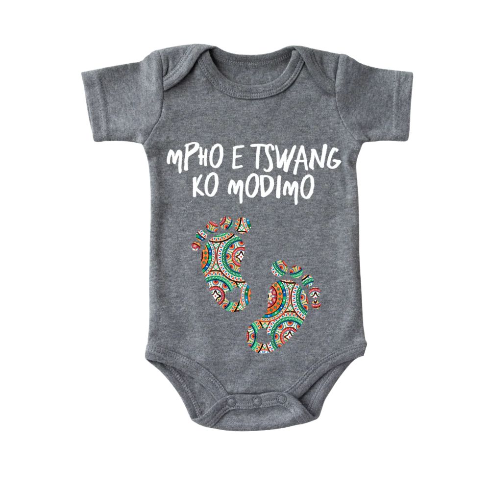 Ingane Tswana Baby Onesies