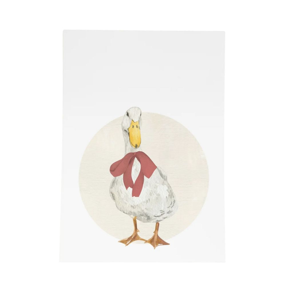 Animals with a Bow Art Print