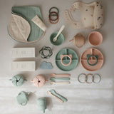 Mushie 2-Piece Burp Cloth